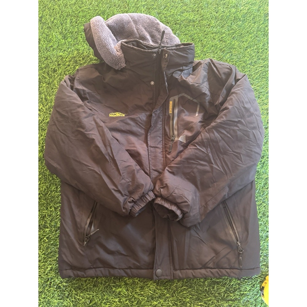 Merence Men's Mountain Waterproof Ski Jacket Windproof Rain Jacket Small